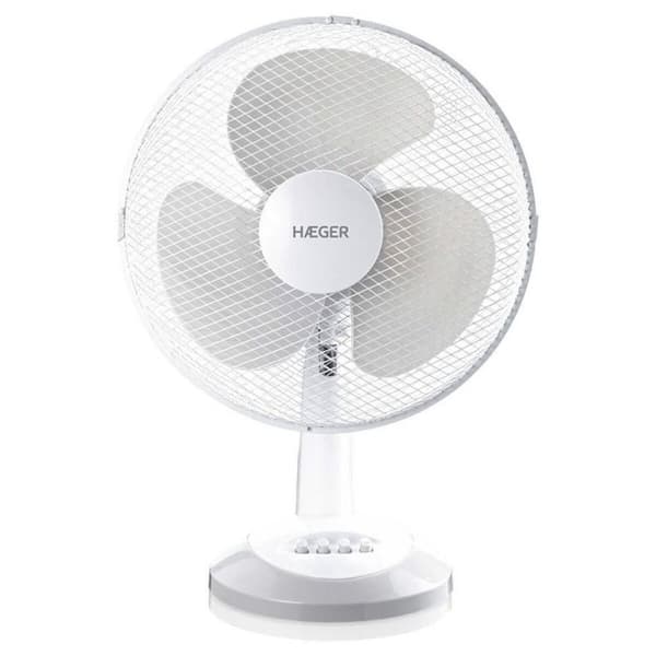 Pöytätuuletin Haeger FA-012.008A Valkoinen 40 W