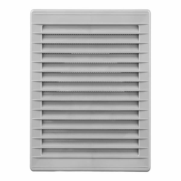 Tuuletusritilä EDM 87734 Harmaa 13,5 x 20,5 cm Hyttysverkko