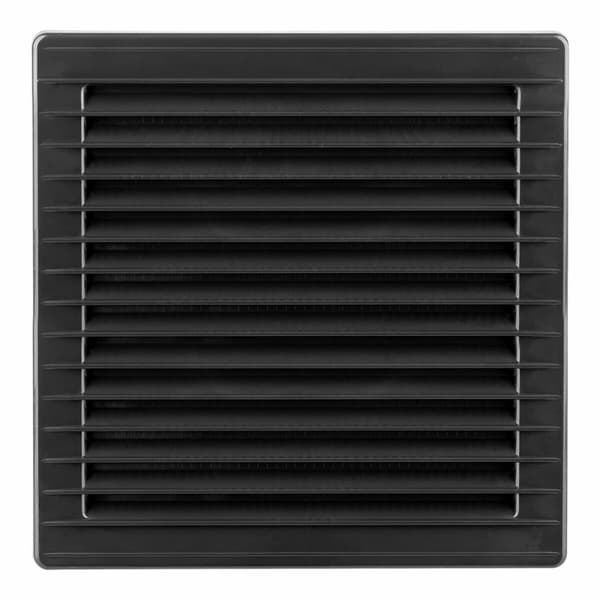 Tuuletusritilä EDM 87730 Antrasiitinharmaa 17 x 17 cm Hyttysverkko