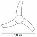 Miniatyrbilde 4 av 4: Takvifte Universal Blue MISTRAL 3042 60W (106 cm)