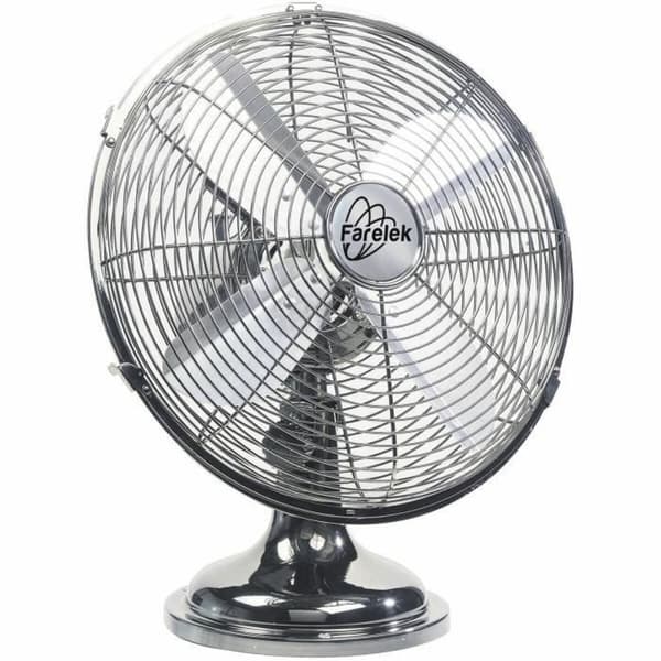 Fritstående ventilator FARELEK Sølvfarvet 35 W