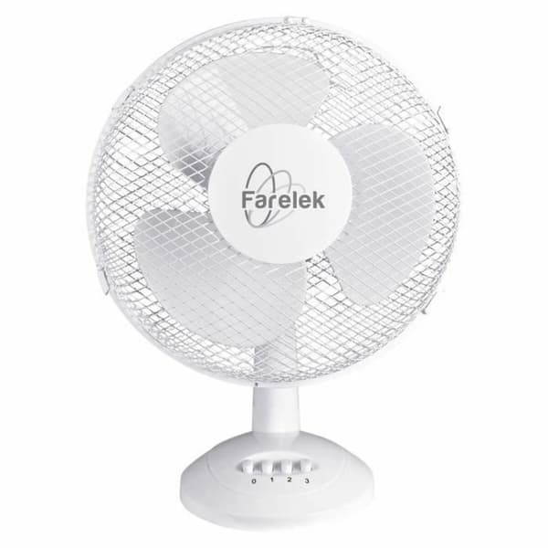 Fritstående ventilator FARELEK MIAMI 40 W Hvid