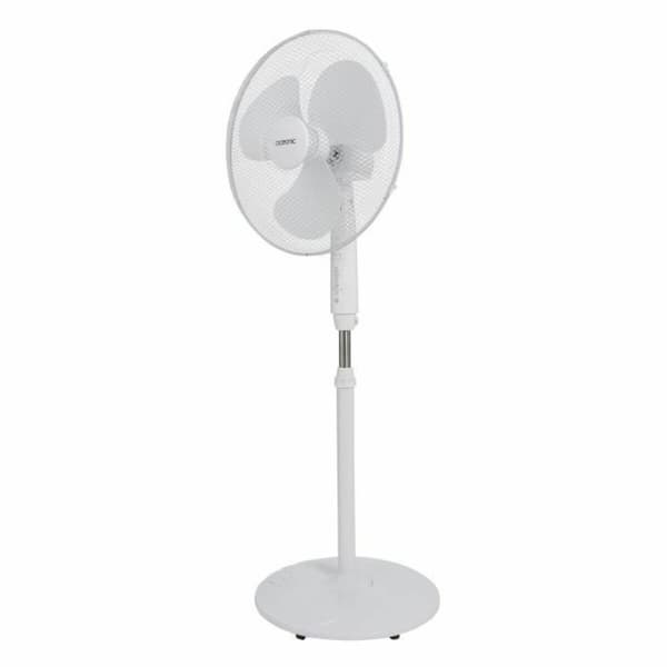 Fritstående ventilator Oceanic 684161 Hvid 45 W