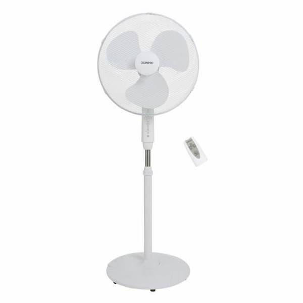Fritstående ventilator Oceanic 684161 Hvid 45 W