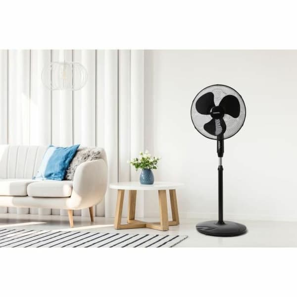 Fritstående ventilator Oceanic 683568 Sort 45 W