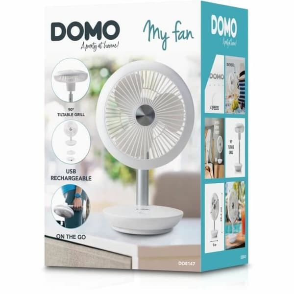 Pöytätuuletin DOMO DO8147 Valkoinen 5 W