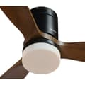 Miniatyrbillede 2 af 3: Loftsventilator med lys Grunkel Brun Sort 55 W