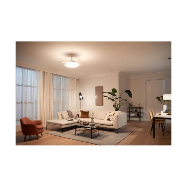 Takvifte med Lys Philips Atlas Hvit 35 W 28 W 4500 Lm