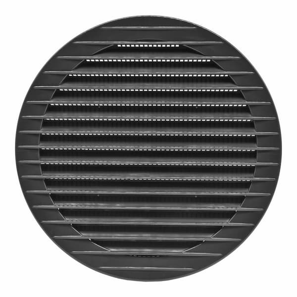 Tuuletusritilä EDM 87722 Antrasiitinharmaa Ø 15 cm