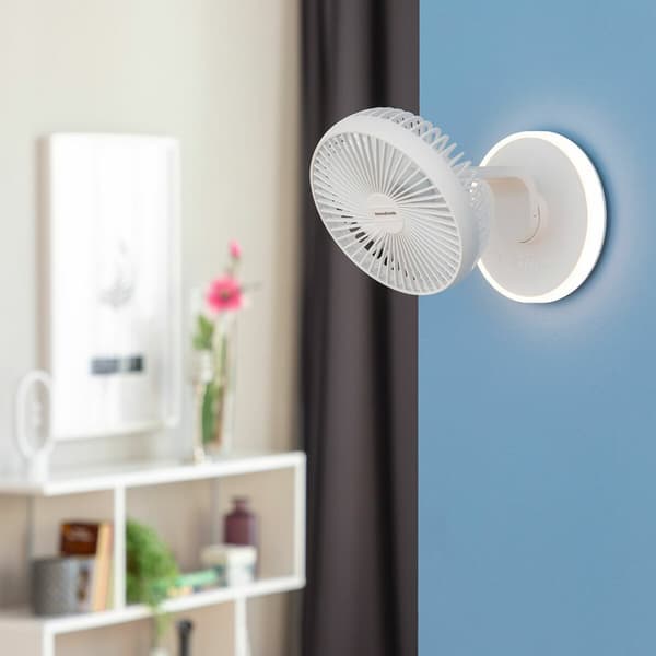 Ladattava pöytätuuletin LED-valolla FanLed InnovaGoods Ø6,6'' 4000 mAh