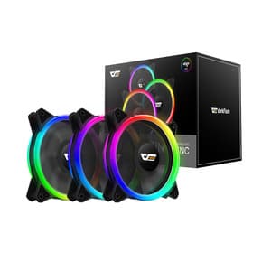 Datamaskinviftesett ARGB Darkflash DR12 Pro 3in1 120x120 (svart)