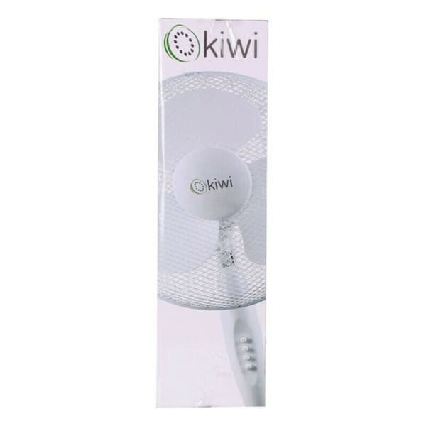 Fritstående ventilator Kiwi Hvid 45 W (Ø 40 cm)