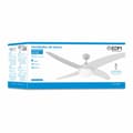 Miniatyrbillede 5 af 7: Loftsventilator med lys EDM 33806 Caspio Hvid 60 W