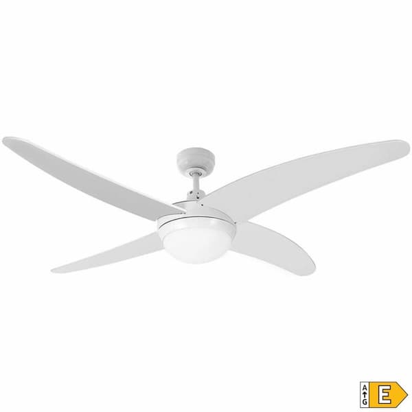 Loftsventilator med lys EDM 33806 Caspio Hvid 60 W