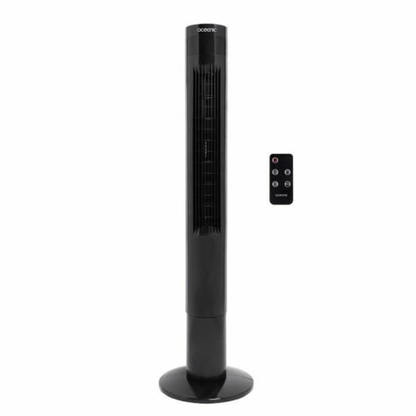 Fritstående ventilator Oceanic Sort 45 W 50 W