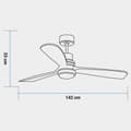 Pikkukuva 7 / 7: Kattotuuletin Universal Blue ALM 4056 3A 70W (142 cm)