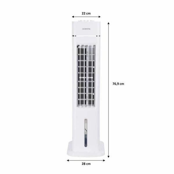 Fritstående ventilator Oceanic Hvid 70 W