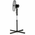 Miniatyrbillede 1 af 6: Fritstående ventilator DOMO Do8140 Sort 40 W