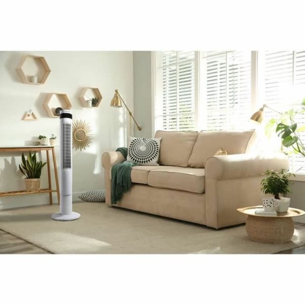 Vapaasti seisova tuuletin Oceanic Valkoinen 45 W 50 W