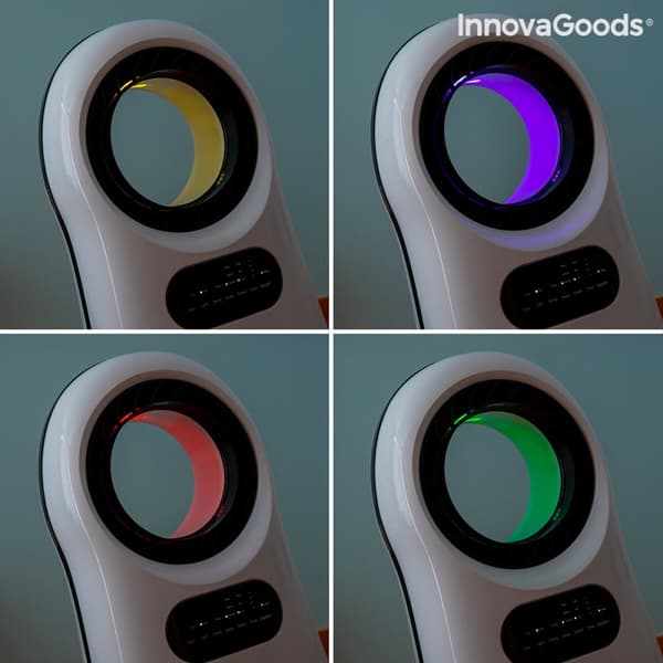 BRUGT Fordampende klimaanlæg uden klinger med LED Evareer InnovaGoods EVAREER Hvid (Refurbished B)