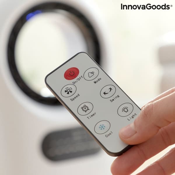 BRUGT Fordampende klimaanlæg uden klinger med LED Evareer InnovaGoods EVAREER Hvid (Refurbished B)