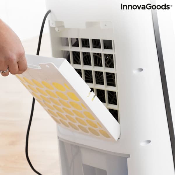 BRUGT Fordampende klimaanlæg uden klinger med LED Evareer InnovaGoods EVAREER Hvid (Refurbished B)