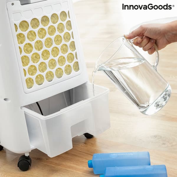 BRUGT Fordampende klimaanlæg uden klinger med LED Evareer InnovaGoods EVAREER Hvid (Refurbished B)