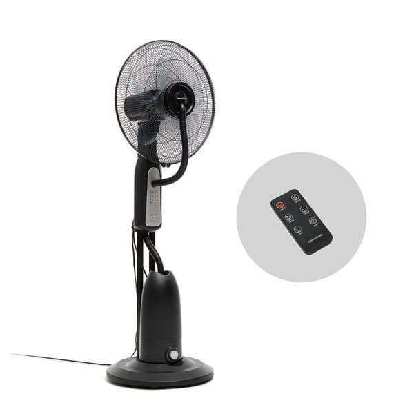 BRUGT Spray ventilator med fod med fjernbetjening InnovaGoods Sort 90 W 2,8 L (Refurbished B)