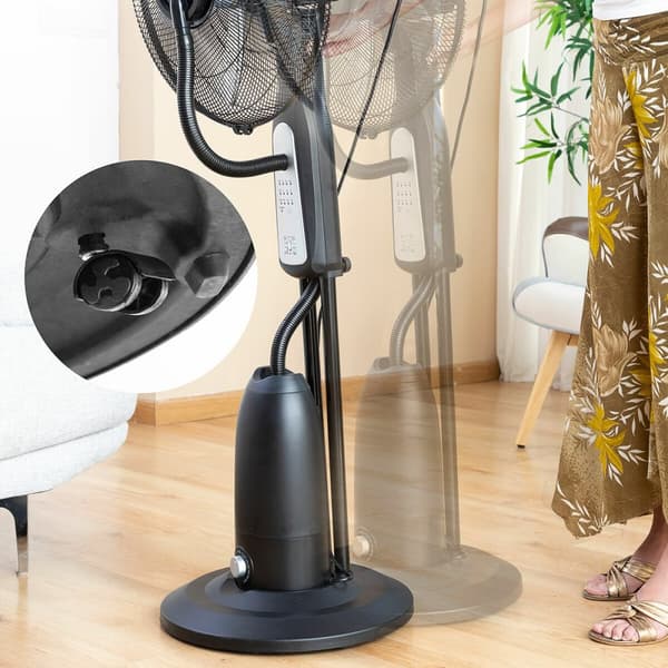 KÄYTETTY Kauko-ohjattava, jalallinen vesituuletin InnovaGoods Musta 90 W 2,8 L (Kunnostetut Tuotteet B)