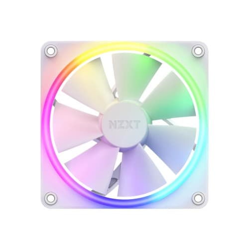 NZXT F Series F120 RGB - lådfläkt Vit