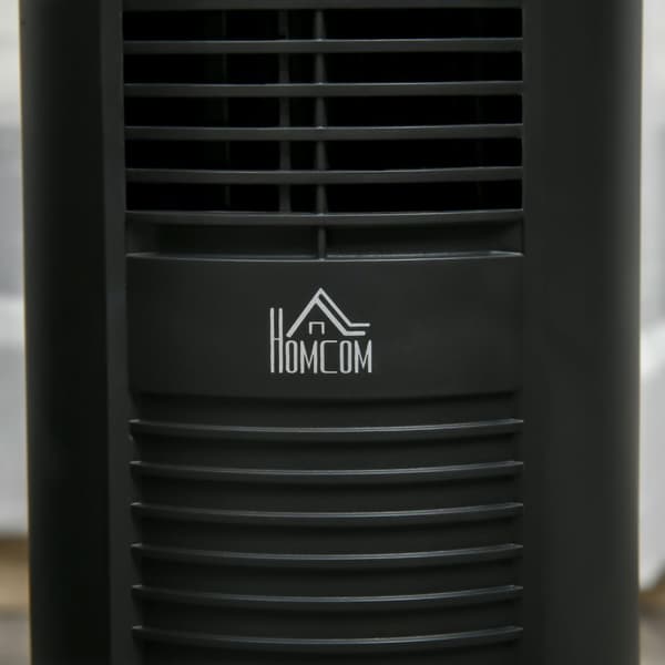 Rootz Quiet Column Fan - Tower Fan - Cooling Appliance - 70 ° Oscillation - Energibesparelse - 31,5 x 31,5 x 96 cm - Sort