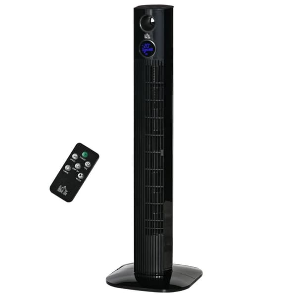 Rootz Tower Fan - Oscillating Fan - Cooling Fan - 70 ° Oscillation - Aromaterapi - 31,5 cm x 31,5 cm x 96 cm