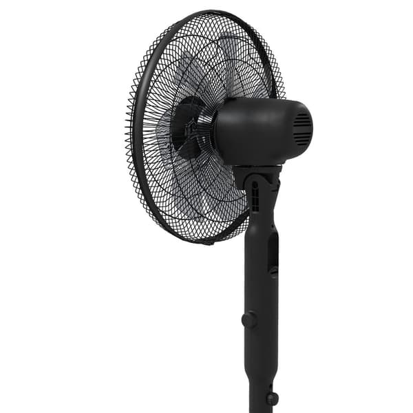 Rootz piedestal fan Ø 42 cm - oscillerende ventilator - stille ventilator - mygfri - 45L x 42W x 120-135h cm