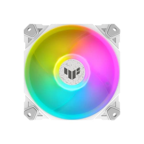 ASUS TUF Gaming TF120 ARGB - White Edition - lådfläkt