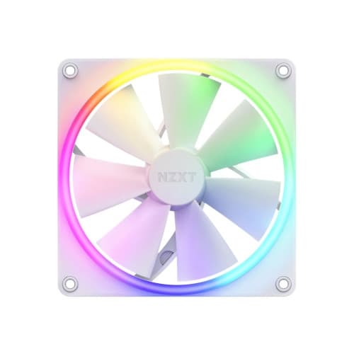NZXT F Series F140 RGB - lådfläkt Vit