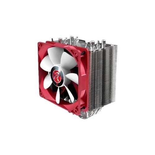 RAIJINTEK Themis Evo - processorkylare Metallisk, Röd, Vit