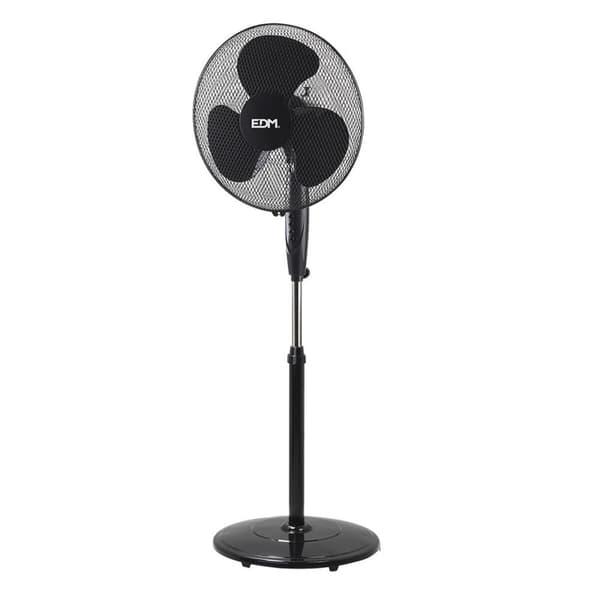 Fritstående ventilator EDM Sort 45 W