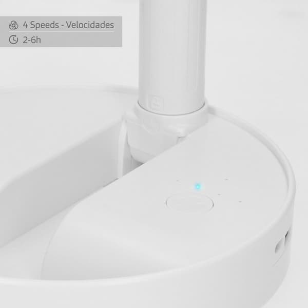 Fleksibel Bærbar Ventilator Aktive Genopladelig (4 enheder)