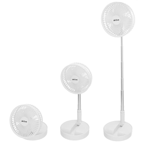 Fleksibel Bærbar Ventilator Aktive Genopladelig (4 enheder)