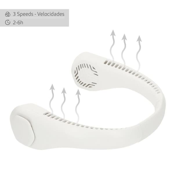 Hals ventilator Aktive Genopladelig (6 enheder)