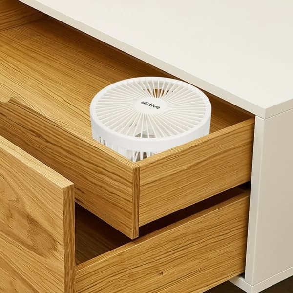 Fleksibel Bærbar Ventilator Aktive Genopladelig (4 enheder)