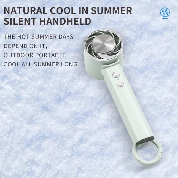 INF Kannettava niskatuuletin, kokoontaitettava siivetön tuuletin 90° käännöllä