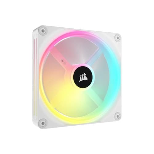 CORSAIR iCUE LINK QX140 RGB - lådfläkt Vit