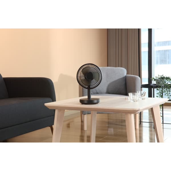 J&EL Bordvifte Oppladbar 6,5w Sort