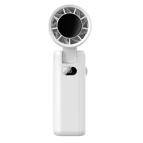 INF WT22 Digital Display Folding High-Speed Fan Hvit