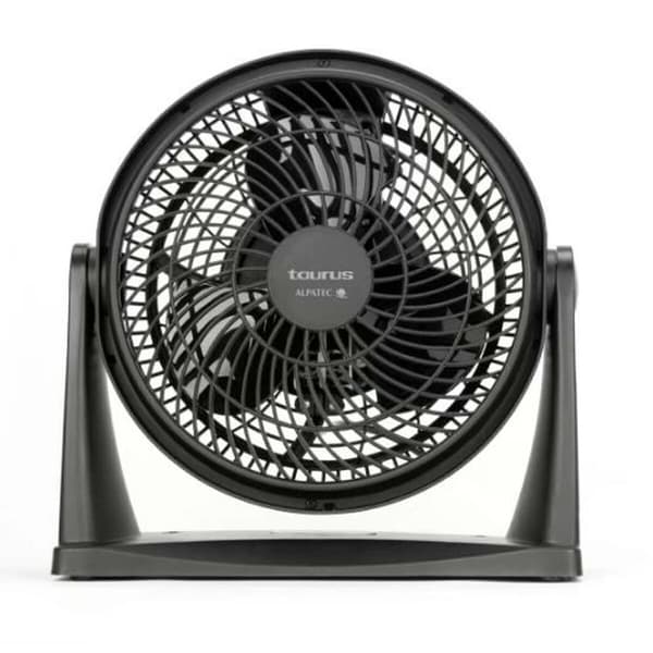 Fritstående ventilator Taurus Sort