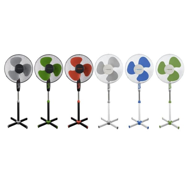 Fritstående ventilator Esperanza EHF001WB Blå Hvid 50 W
