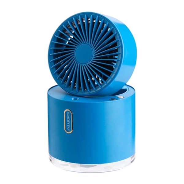 INF D-27 Ny Spray Luftfugtende Ventilator: Hold Dig Kølig og Fugtet Blå
