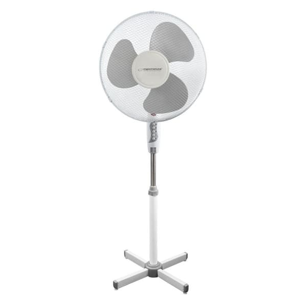 Fritstående ventilator Esperanza EHF001WE Hvid Grå 50 W