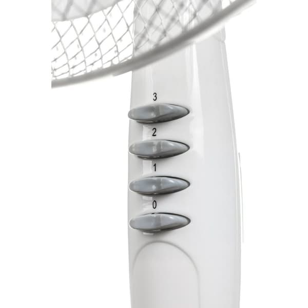 Fritstående ventilator Activejet WSR-40B Hvid Grå Sølvfarvet 50 W